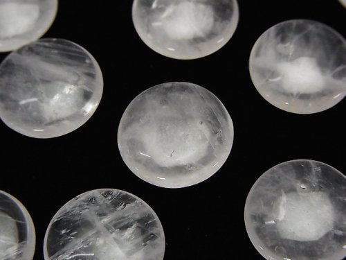 Coin, Rose Quartz Gemstone Beads