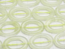 1strand $9.79! New Jade Oval (Donut) 20 x 13 x 3 mm 1strand beads (aprx.15 inch / 37 cm)