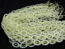 1strand $9.79! New Jade Oval (Donut) 20 x 13 x 3 mm 1strand beads (aprx.15 inch / 37 cm)