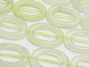 Jade, Oval Gemstone Beads