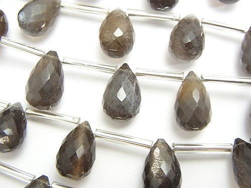 Drop, Faceted Briolette, Moonstone Gemstone Beads