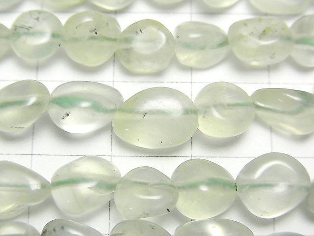 1strand $6.79! Prehnite AA++ Small Size Nugget  1strand beads (aprx.15inch/38cm)