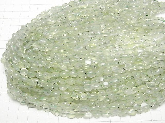 1strand $6.79! Prehnite AA++ Small Size Nugget  1strand beads (aprx.15inch/38cm)