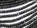 Onyx, Roundel Gemstone Beads