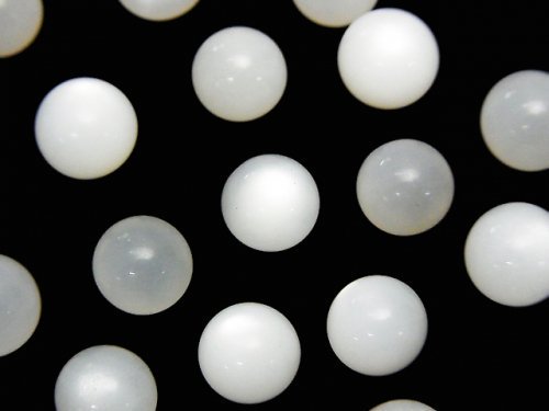 Moonstone, Round, Undrilled Gemstone Beads