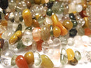 Chips, Nugget, Rutilated Quartz Gemstone Beads