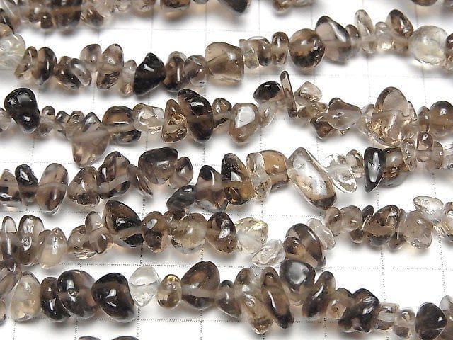 Smoky Quartz AAA- Chips (Small Nugget ) 1strand beads (aprx.30inch/76cm)