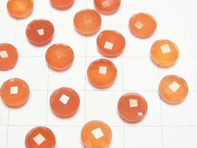 [Video] High Quality Carnelian AAA Undrilled Coin Cushion Cut 8x8mm 5pcs $8.79!