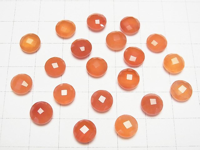 [Video] High Quality Carnelian AAA Undrilled Coin Cushion Cut 8x8mm 5pcs $8.79!