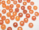 High Quality Carnelian AAA Undrilled Coin Cushion Cut 10x10mm 4pcs $11.79!
