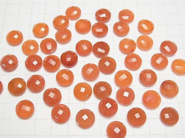 [Video] High Quality Carnelian AAA Undrilled Coin Cushion Cut 12x12mm 3pcs $13.99!