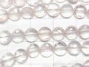 [Video] High Quality Rose Quartz AAA Faceted Coin 6x6x3mm half or 1strand beads (aprx.6inch/16cm)