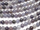 [Video] Bloodshot Iolite AA Round 8mm 1strand beads (aprx.15inch / 37cm)