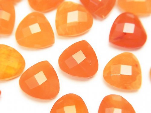 Carnelian, Chestnut Shape, Undrilled Gemstone Beads