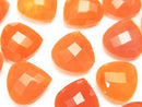 Carnelian, Chestnut Shape, Undrilled Gemstone Beads