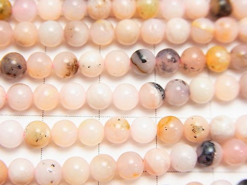 1strand $11.79! Pink Opal AA Round 4mm 1strand beads (aprx.15inch / 38cm)