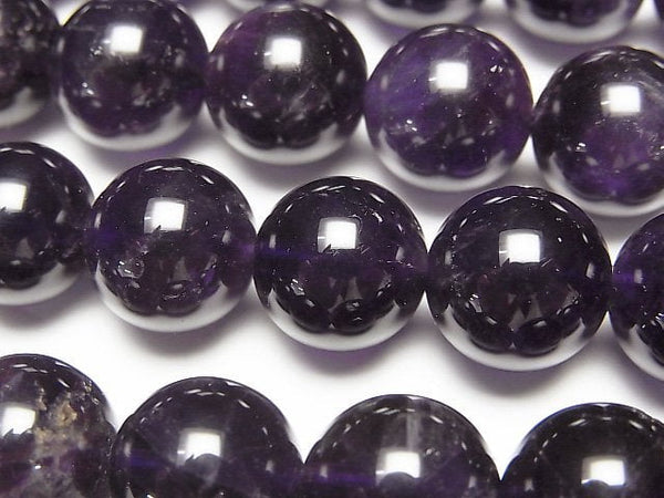 Amethyst, Round Gemstone Beads