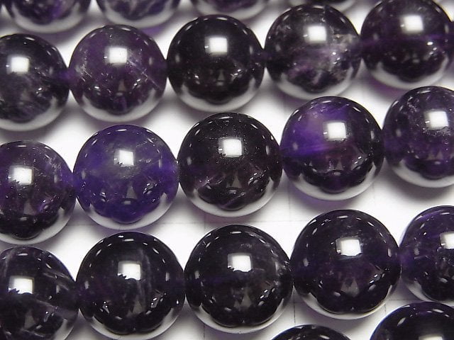 Amethyst AA++ Round 12mm half or 1strand beads (aprx.15inch/37cm)