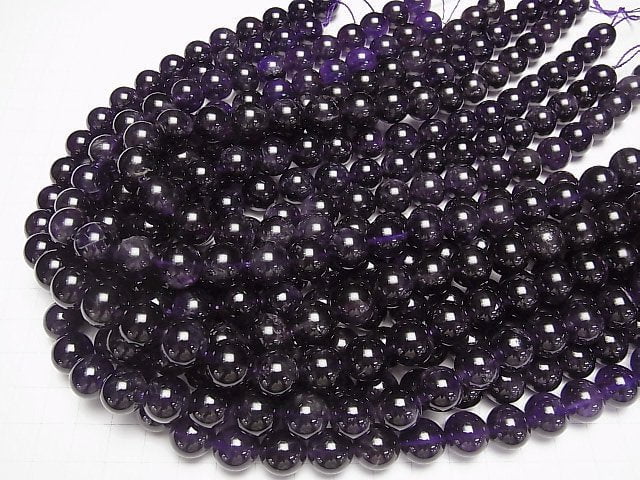 Amethyst AA++ Round 12mm half or 1strand beads (aprx.15inch/37cm)