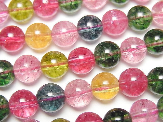 Crystal Quartz, Round Gemstone Beads