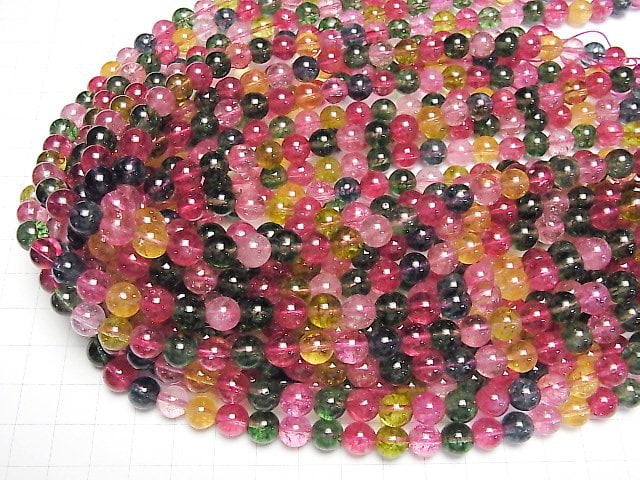 [Video] 1strand $8.79! Multicolor Crystal Round 8mm 1strand beads (aprx.15inch / 36cm)