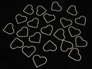 14KGF Component Heart [10mm][17.5mm] Sparkle 1pc