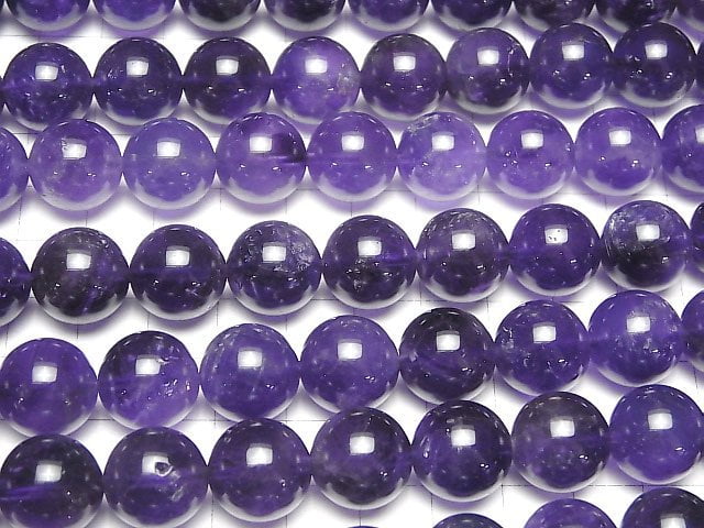 [Video] Amethyst AA+ Round 14mm half or 1strand (aprx.15inch/36cm)