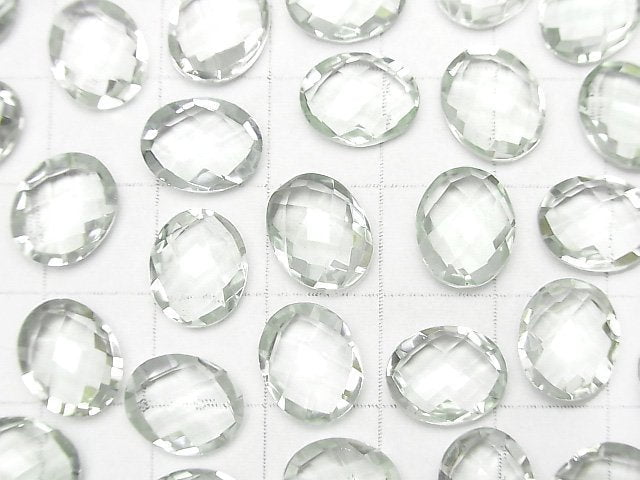 [Video] High Quality Green Amethyst AAA Undrilled Oval Cushion Cut 11 x 9 x 5 mm 4 pcs $7.79!