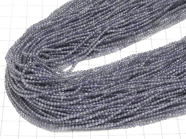 [Video]Iolite AA+ Round 2mm 1strand beads (aprx.15inch/37cm)