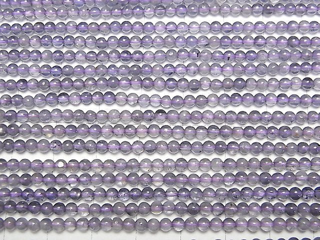 [Video]Iolite AA++ Round 3mm 1strand beads (aprx.15inch/38cm)