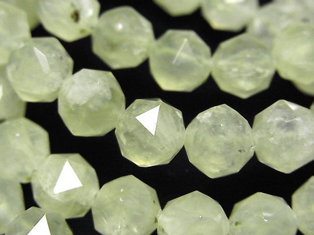 Accessories, Bracelet, Faceted Round, Prehnite, Star Gemstone Beads