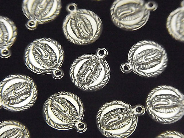 Silver925 Charm 10x8.5mm Miraculous Medal 3pcs