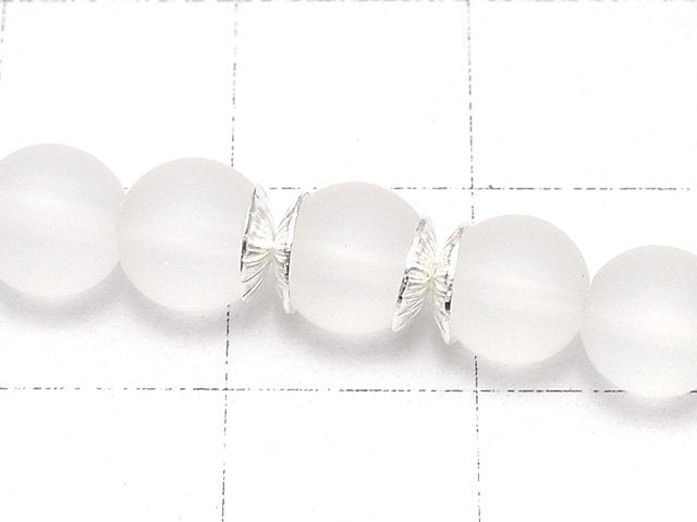 Metal Parts Bead cap 5 x 5 x 1.2 mm silver color 10 pcs