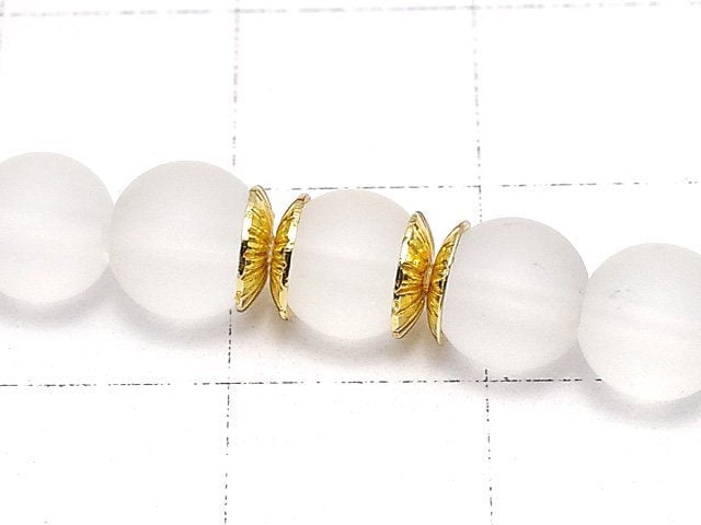 Metal Parts Bead cap 5 x 5 x 1. 2 mm gold color 10 pcs