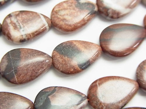 Jasper, Pear Shape Gemstone Beads