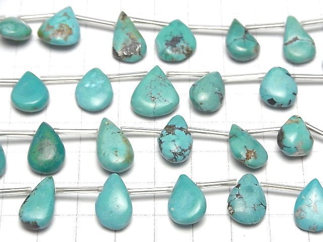 [Video]Turquoise AA++ Rough Pear shape 1strand (8pcs)