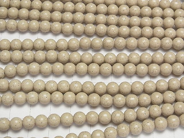 [Video] Taiwan Hokutolite Round 6mm half or 1strand beads (aprx.15inch/37cm)