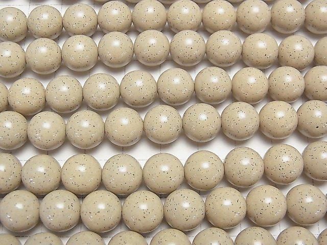 [Video] Taiwan Hokutolite Round 10mm half or 1-strand beads (approx. 15 inches/38 cm)