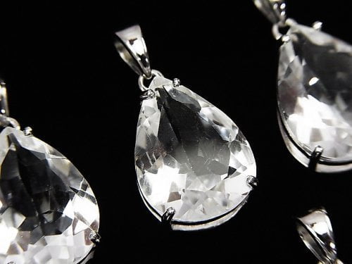 Accessories, Crystal Quartz, Pear Shape, Pendant Gemstone Beads