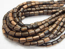 [Video] 1strand $8.79! Ebony Wood  Tube 13x9x9mm 1strand beads (aprx.15inch/38cm)