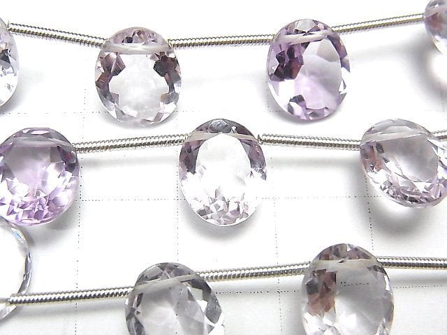 [Video] High Quality Pink Amethyst AAA Oval Faceted 11 x 9 mm 1strand (10pcs)