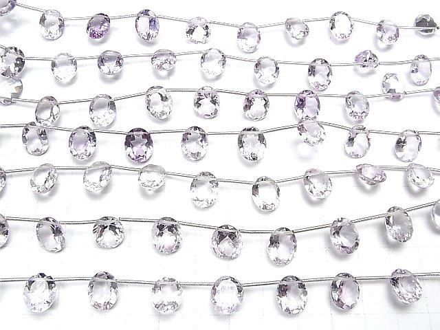 [Video] High Quality Pink Amethyst AAA Oval Faceted 11x9mm 1 Strand (8pcs)