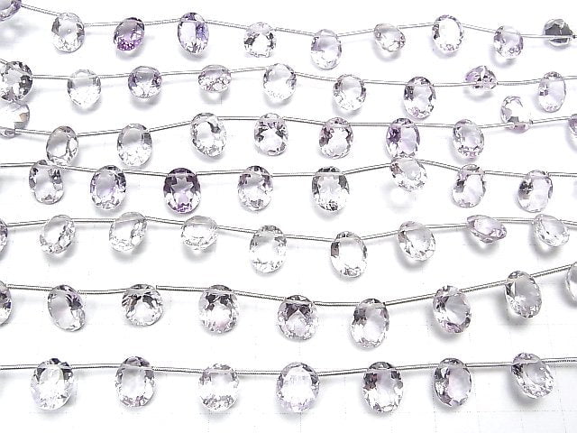 [Video] High Quality Pink Amethyst AAA Oval Faceted 11 x 9 mm 1strand (10pcs)