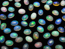 [Video] High Quality Ethiopian Opal AAA Oval Cabochon 7x5mm 5pcs