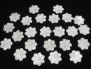 Mother of Pearl MOP AAA White Flower 20mm 2pcs