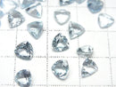 [Video] High Quality Sky Blue Topaz AAA Loose Stone Triangle Faceted 6x6mm 5pcs