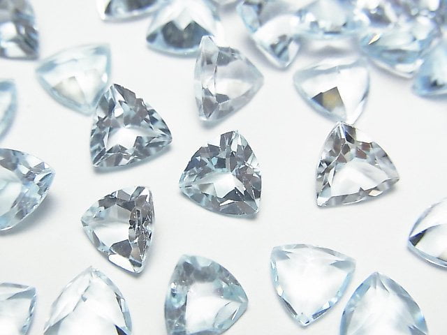 Topaz, Triangle, Undrilled Gemstone Beads
