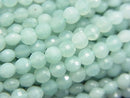 Amazonite, Coin Gemstone Beads