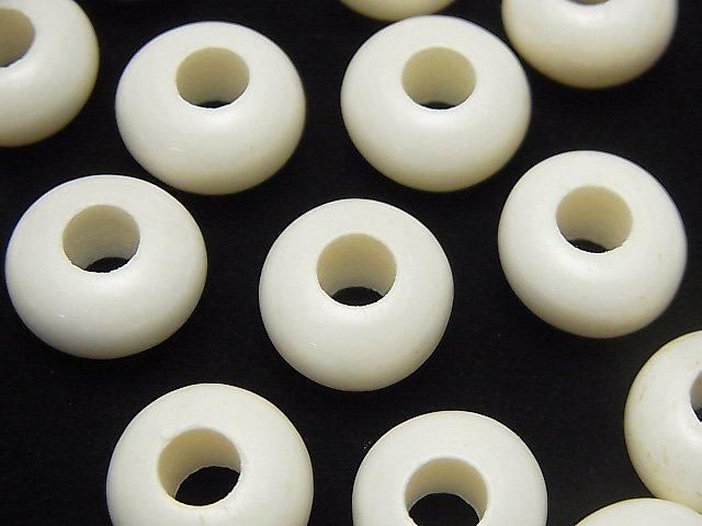 Buffalo Born Rondelle 14mm [5mm hole] 5pcs
