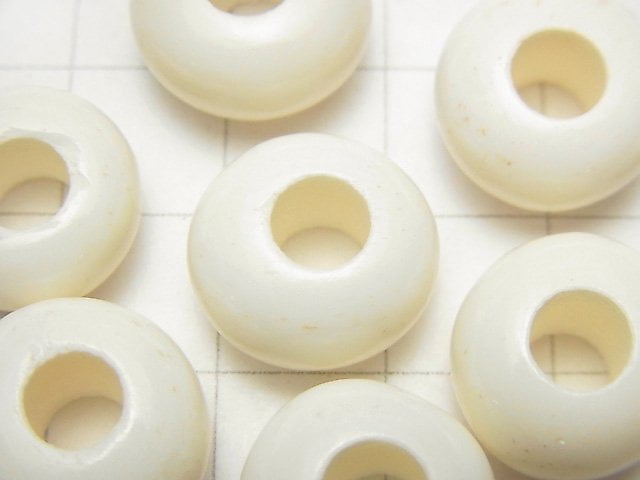 Buffalo Born Rondelle 14mm [5mm hole] 5pcs
